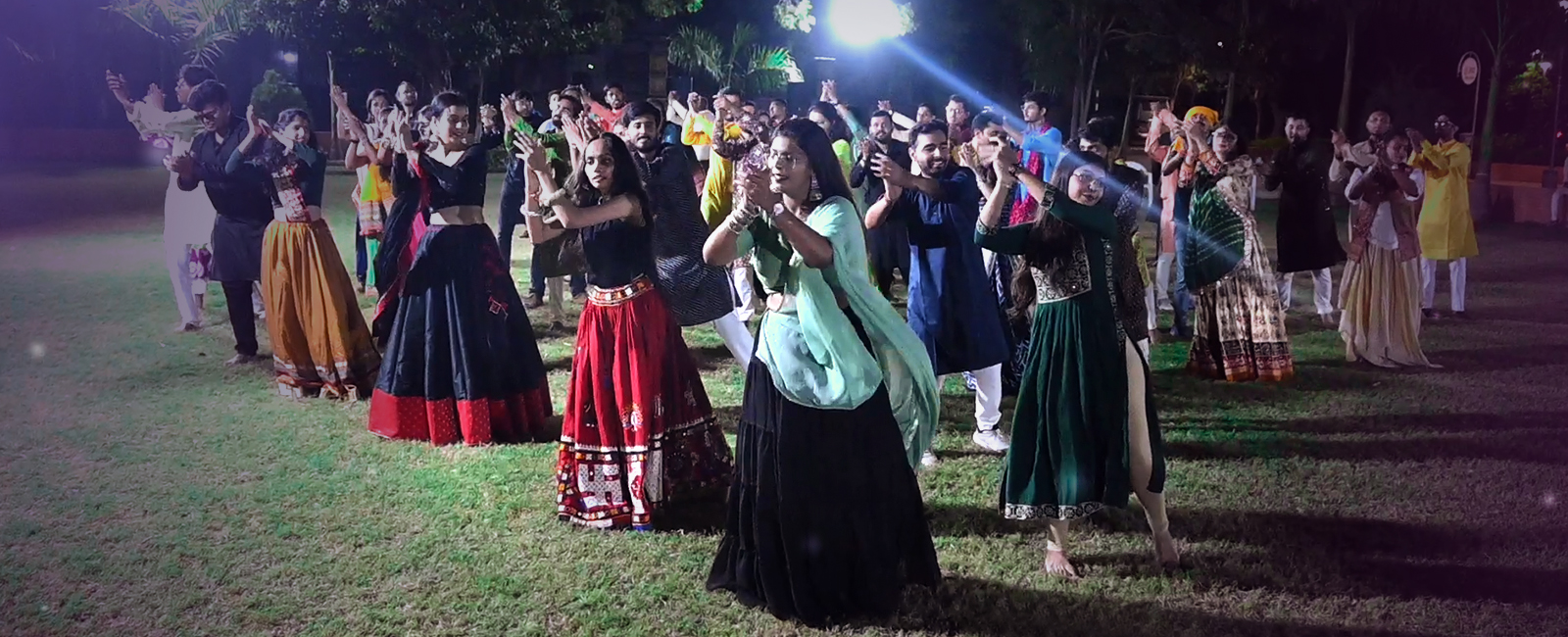 Celebrating Navratri 2023 with a huge round of Garba at Rysun