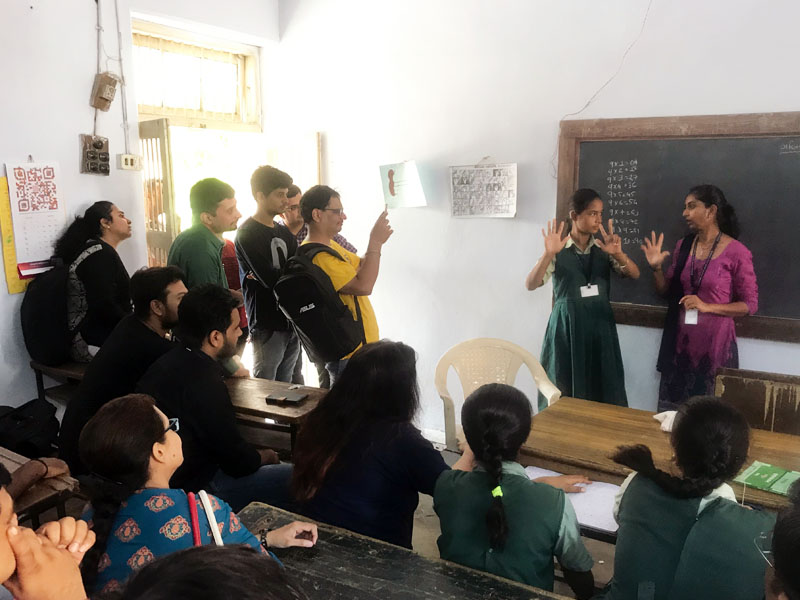CSR Activity At Deaf & Mute School
