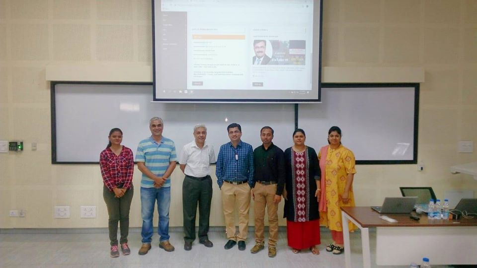 Training Session on Intranet Software at IIM Nagpur