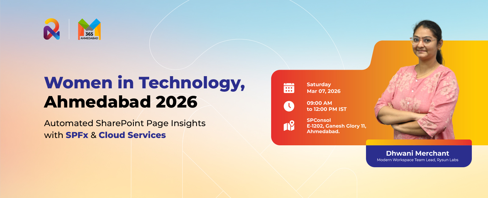 Rysun Labs Presents AI-Powered SharePoint Insights at Women in Technology Ahmedabad 2026